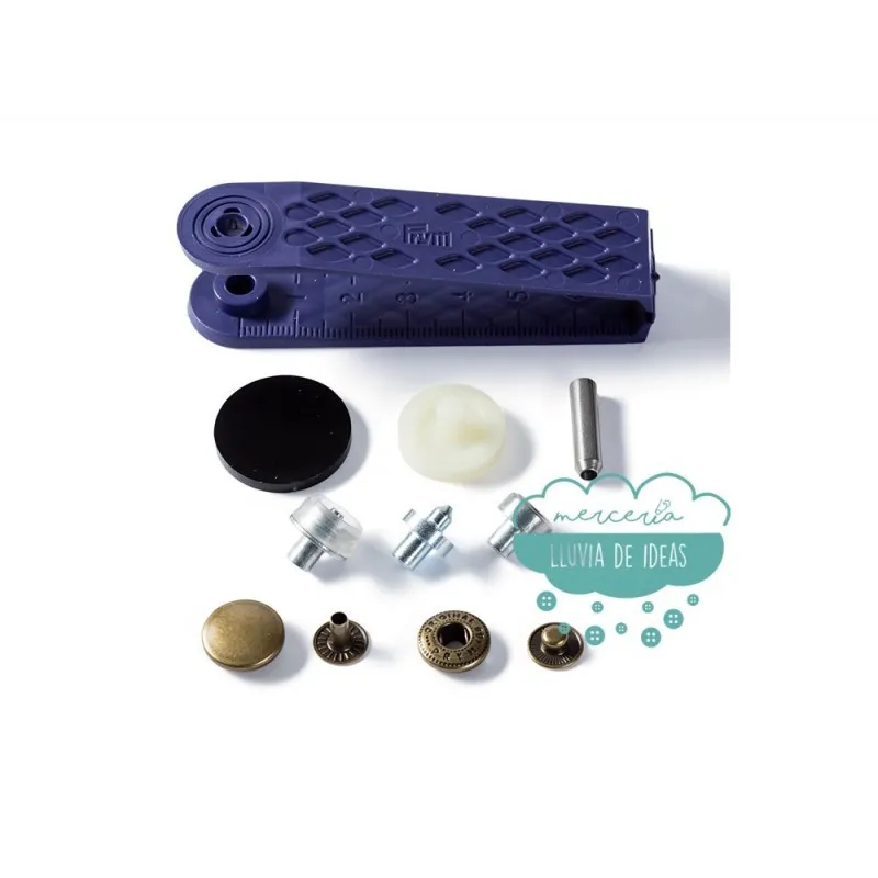 Botones de presión o snaps 'Anorak' 15 mm. oro viejo - Prym