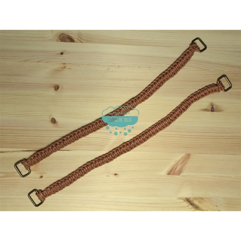 Asas trenzadas de polipiel para bolsos - Surtido de colores