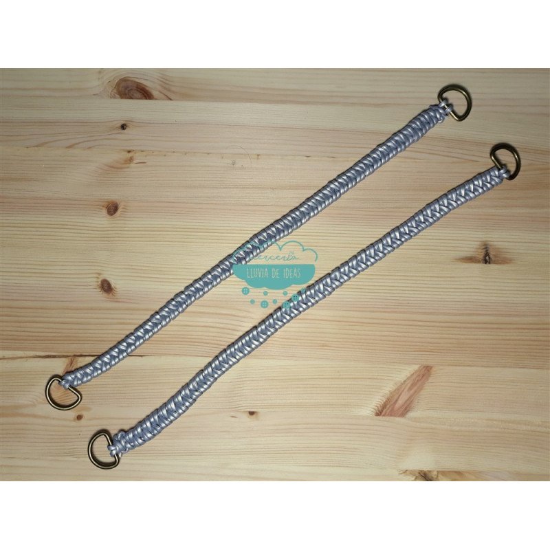 Asas trenzadas de polipiel para bolsos - Surtido de colores