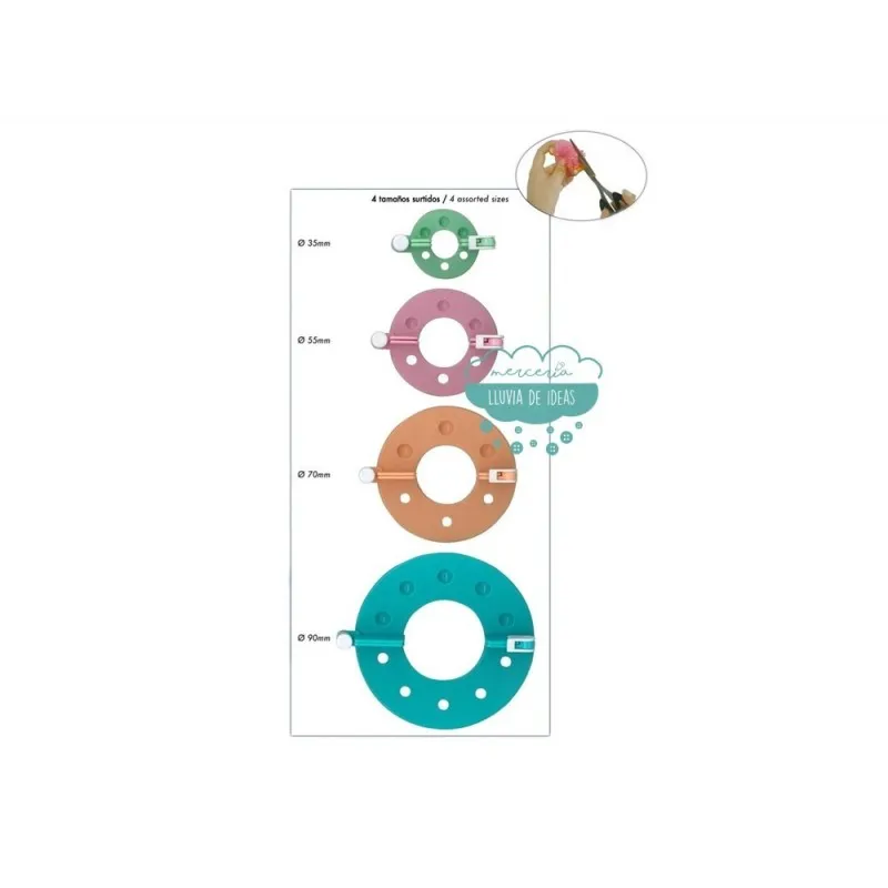 Máquina teje pompones - Cose