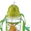 Botella infantil con correa y pajita - Zooniverse