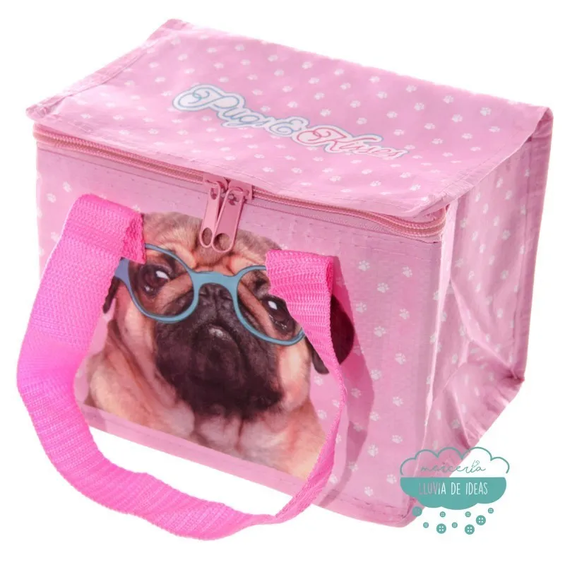 Bolsa isotérmica infantil - Modelo Perro Carlino