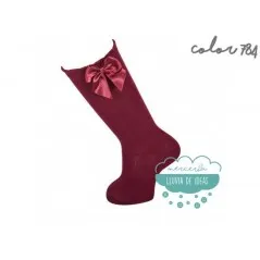 Calcetín liso con lazo talla 0 (18-19) - Ferry´s