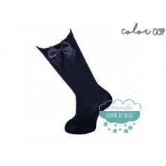 Calcetín liso con lazo talla 2 (22-24) - Ferry´s
