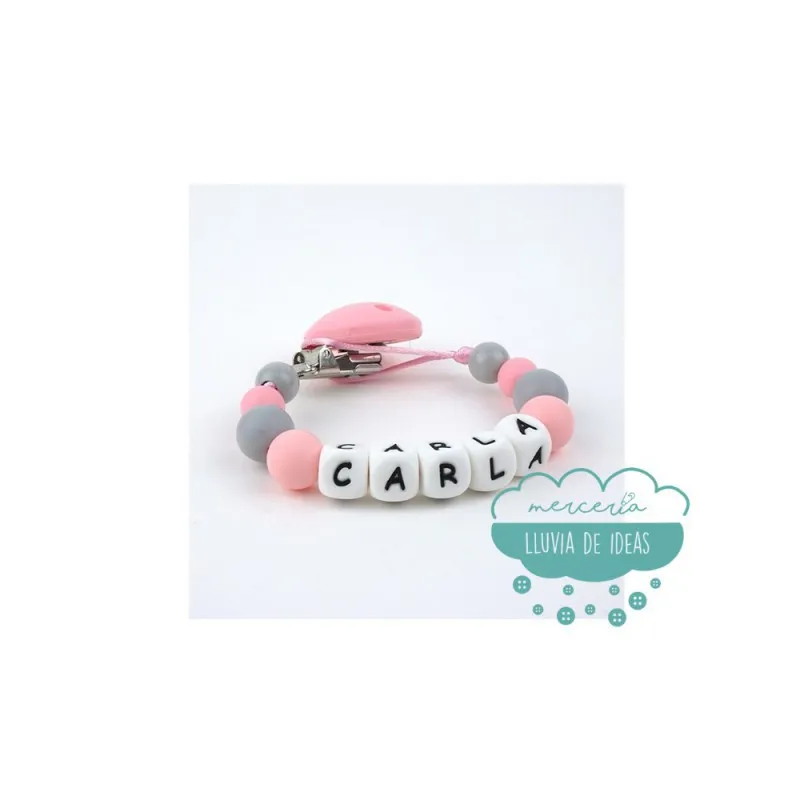 Cadena personalizada de silicona para chupete - Varios modelos