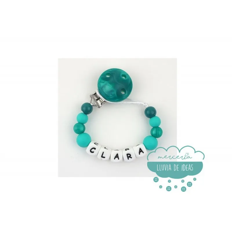 Cadena personalizada de silicona para chupete - Varios modelos