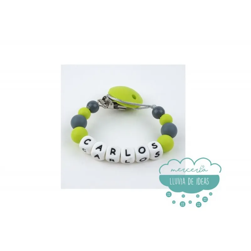 Cadena personalizada de silicona para chupete - Varios modelos