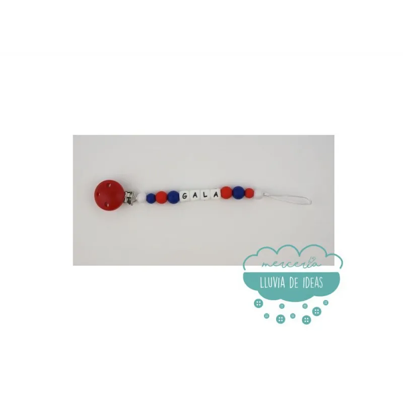 Cadena personalizada de silicona para chupete - Varios modelos