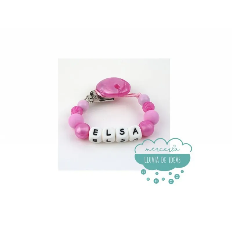 Cadena personalizada de silicona para chupete - Varios modelos