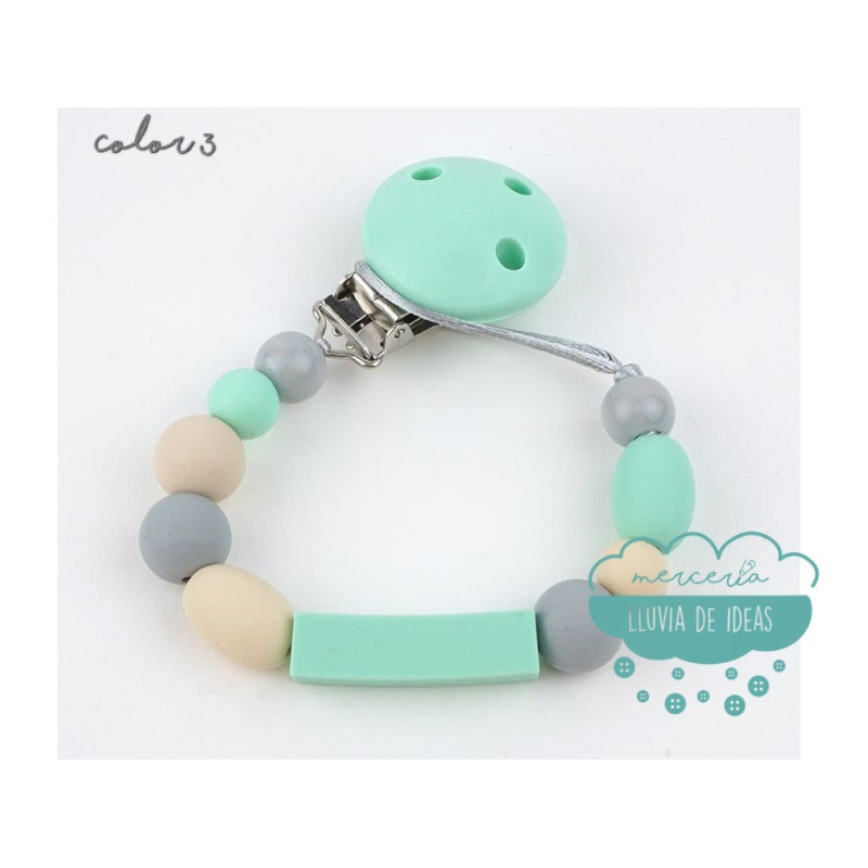 Cadena de silicona para chupete - Varios modelos