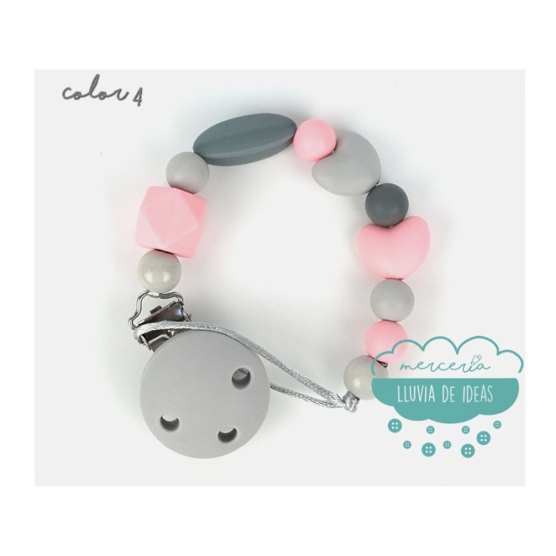 Cadena de silicona para chupete - Varios modelos