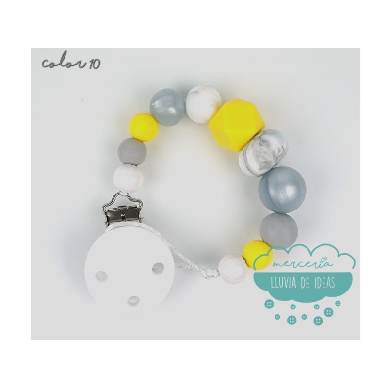 Cadena de silicona para chupete - Varios modelos