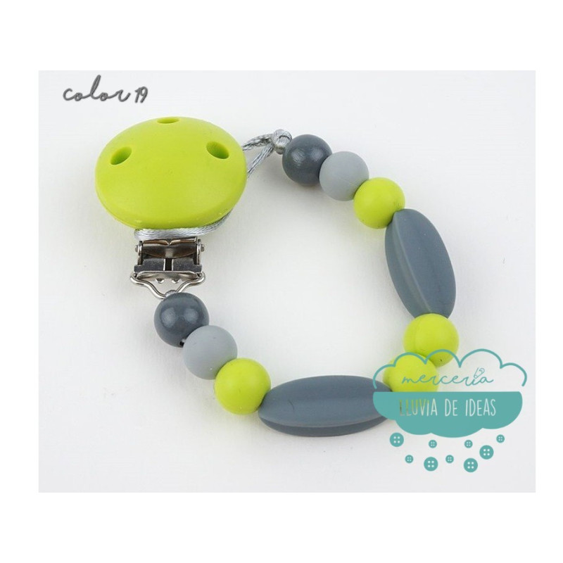 Cadena de silicona para chupete - Varios modelos