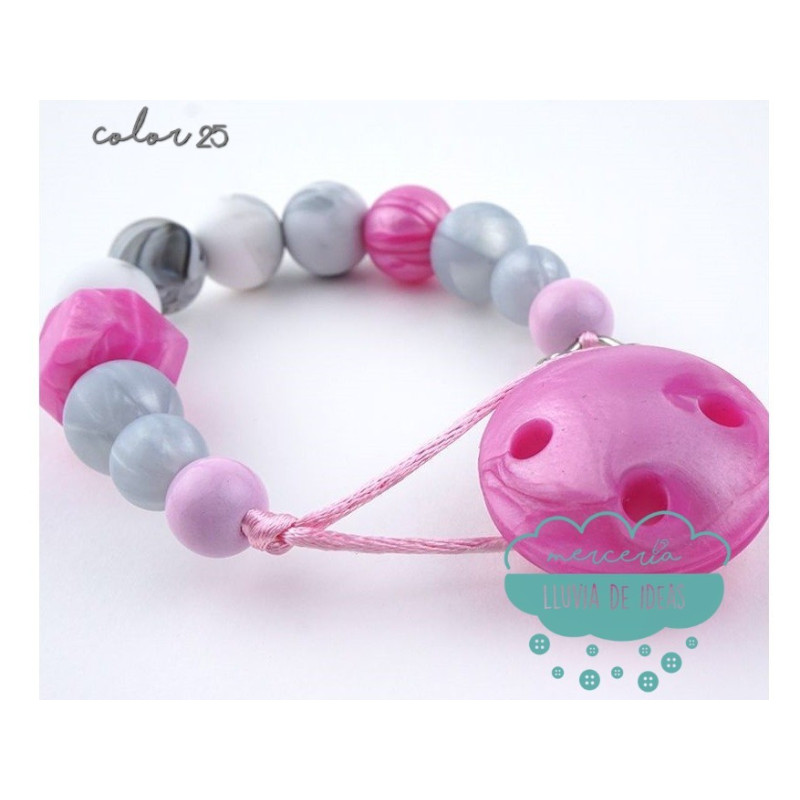 Cadena de silicona para chupete - Varios modelos