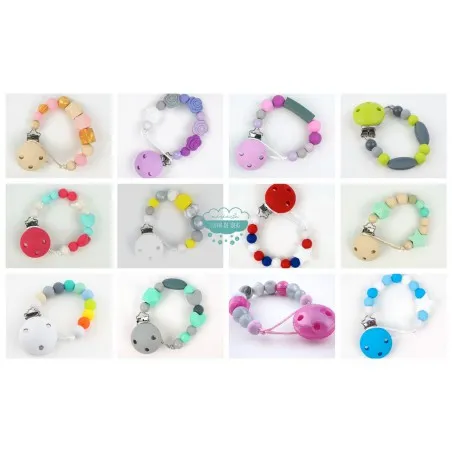 Cadena de silicona para chupete - Varios modelos