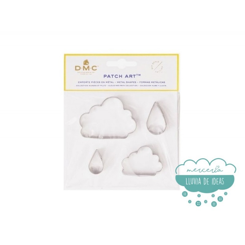 Moldes metálicos Nubes y Gotas - Patch Art DMC Moldes metálicos Nubes y Gotas - Patch Art DMC