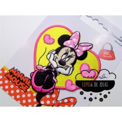 Parches bordados termoadhesivos - Minnie Mouse