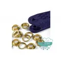 Ojetes con arandelas 8 mm. dorado - Prym