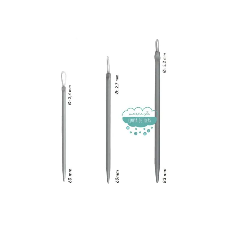 Agujas para lana con ojo de nylon - Cose