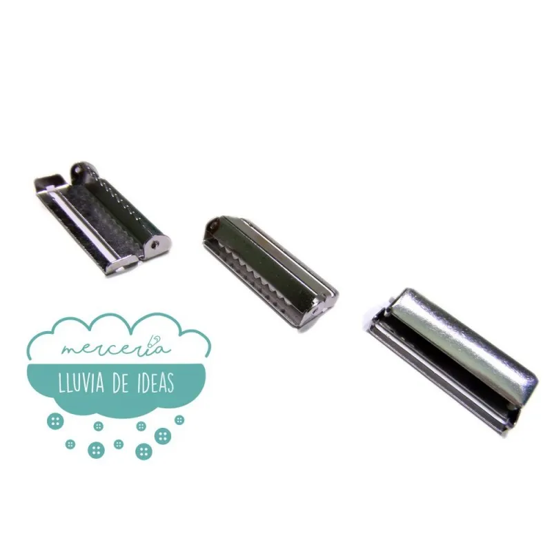 Regulador de metal para tirantes 35 mm. Mercería Lluvia de Ideas