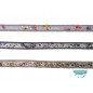 Tira termoadhesiva con cadenas y piedras 18 mm. - Serie Stone Tira termoadhesiva con cadenas y piedras 18 mm. - Serie Stone