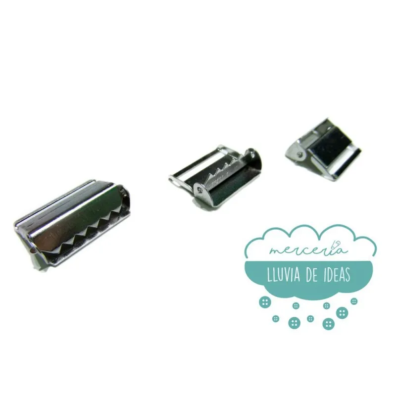 Regulador de metal para tirantes 25 mm. Mercería Lluvia de Ideas