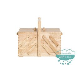Costurero de madera rectangular extensible - Prym