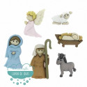 Botones de Navidad decorativos - Belén - Dress It Up