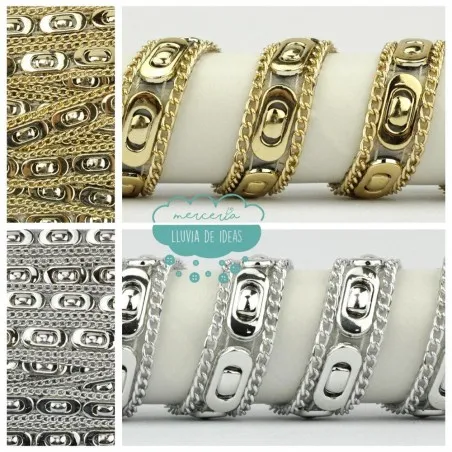 Tira metálica termoadhesiva - Serie Jordan