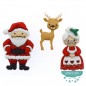 Botones decorativos de Navidad - Mr. & Mrs. Claus - Dress It Up