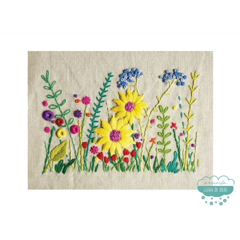 Kit punto de cruz DMC - Jardín secreto