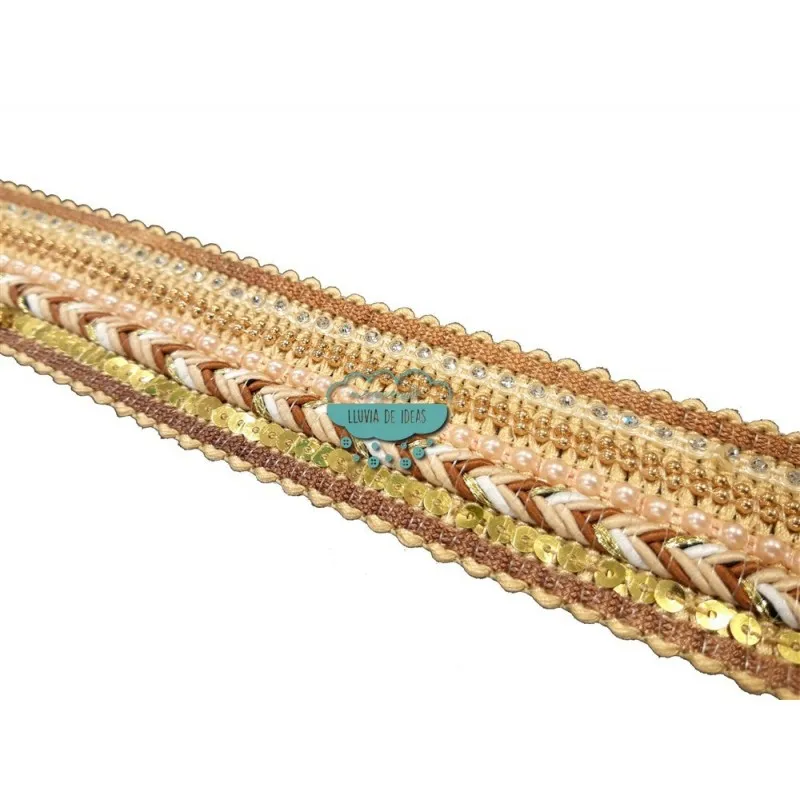 Pasamanería fantasía - Serie Nahua Mercería Lluvia de Ideas