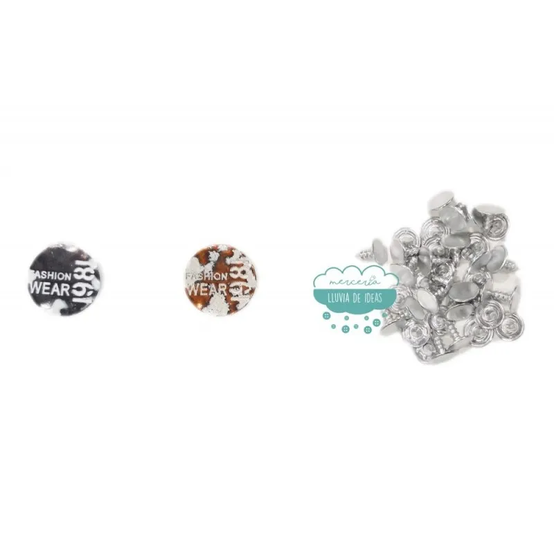 Botón metálico para vaquero - Serie Fashion Wear