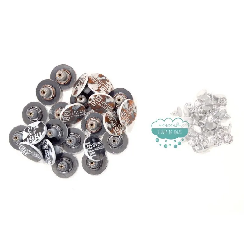 Botón metálico para vaquero - Serie Fashion Wear