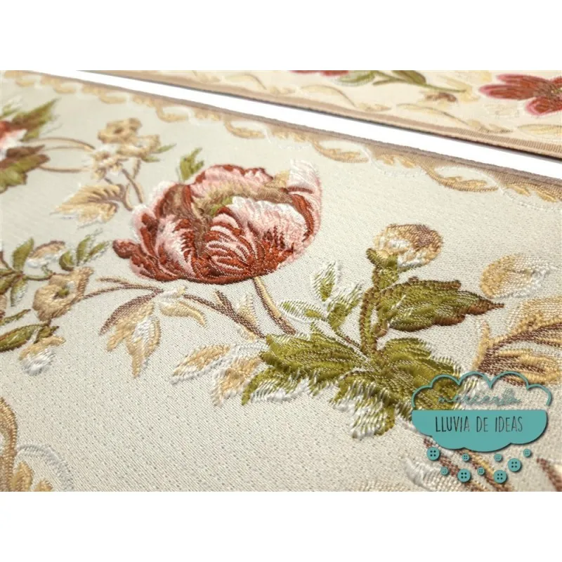 Galón Jacquard - Varias medidas - Serie Atria Mercería Lluvia de Ideas