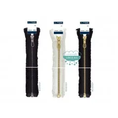 Cremallera metálica con separador - Serie Chenilla