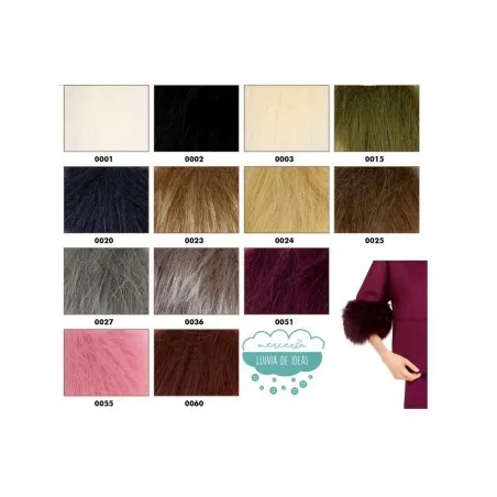 Puños de pelo ecológico