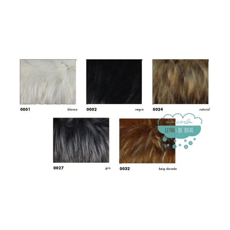 Cuello de pelo ecológico Mercería Lluvia de Ideas