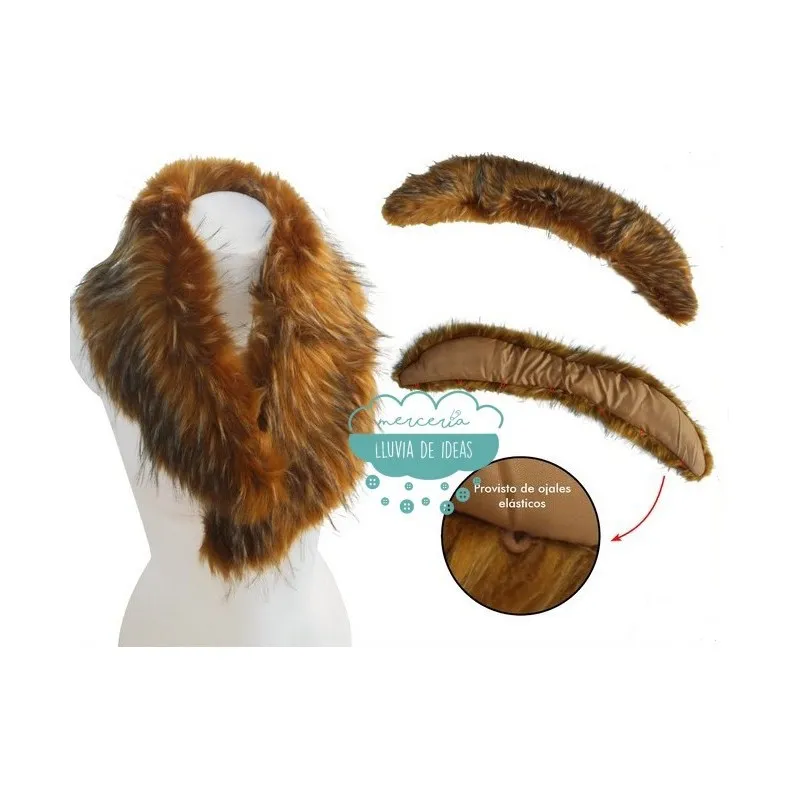 Cuello de pelo ecológico Mercería Lluvia de Ideas