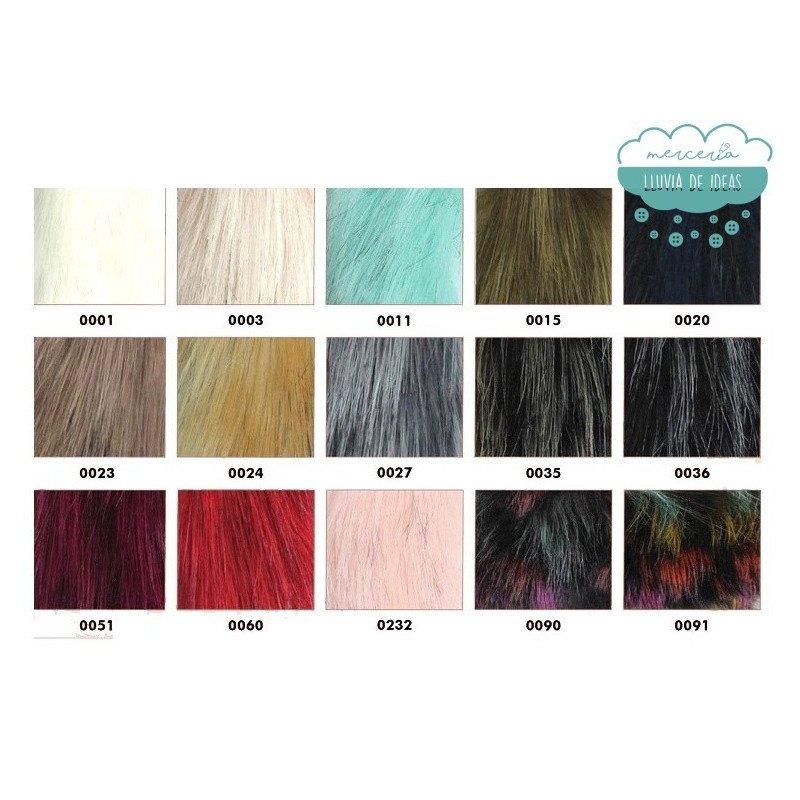 Pompones de pelo ecológico - Ø 15 cm.