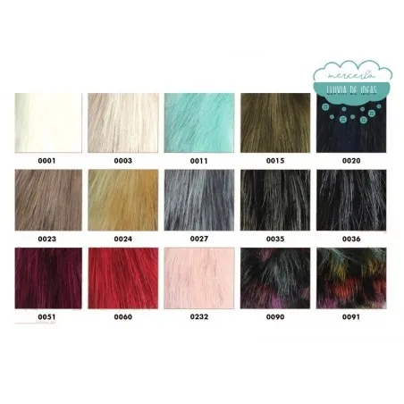 Pompones de pelo ecológico - Ø 15 cm.