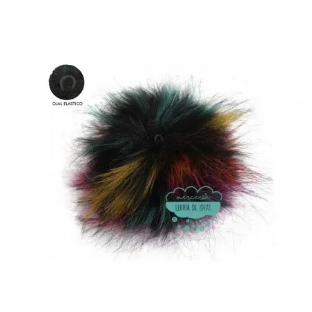Pompones de pelo ecológico - Ø 15 cm.