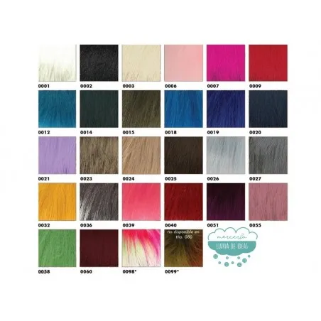 Pompones de pelo ecológico - Ø 12 cm.