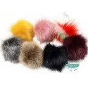 Pompones de pelo ecológico - Ø 12 cm.