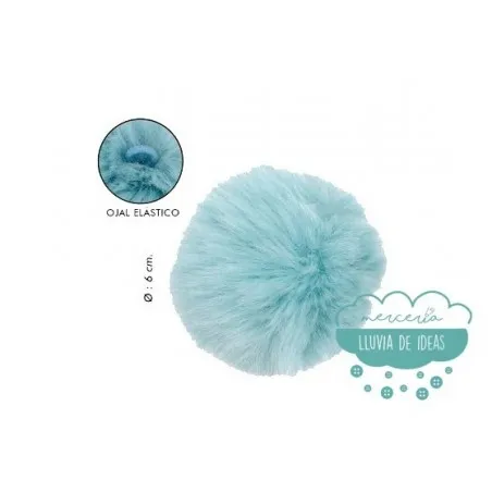 Pompones de pelo ecológico - Ø 6 cm.