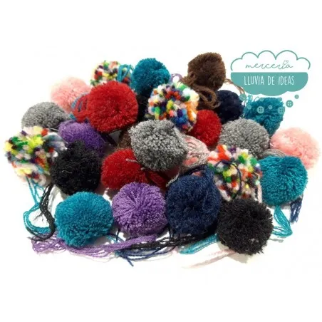 Pompones De Lana - Ø 30 Mm.