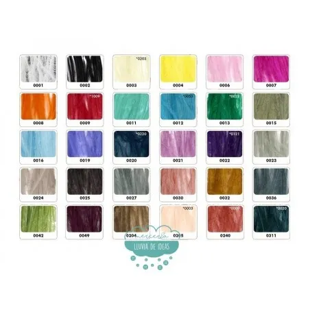 Fleco de plumas de avestruz