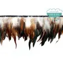 Fleco de plumas de gallo - AGOTADO TEMPORALMENTE Mercería Lluvia de Ideas