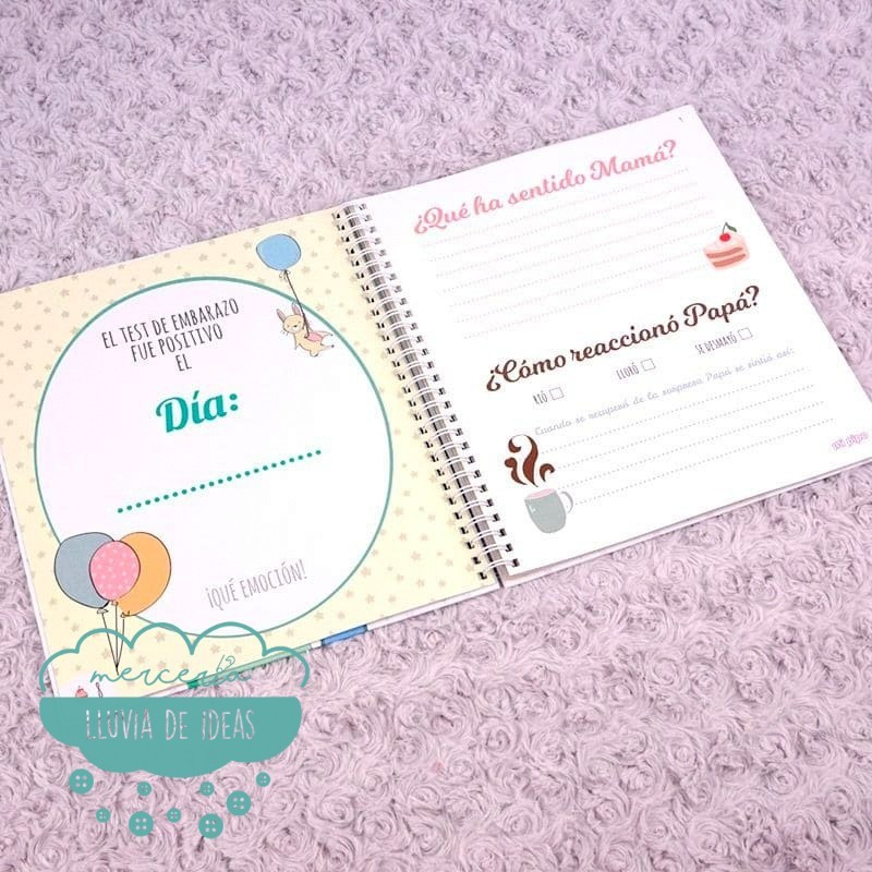 Diario de embarazo “Mi bollito está en el horno” + chupete de regalo