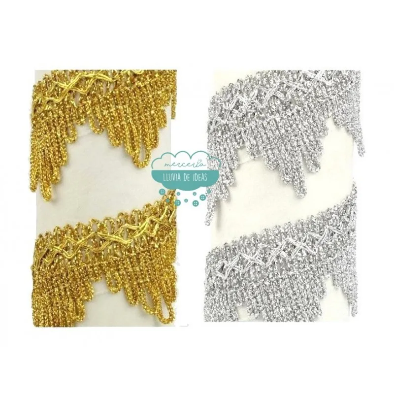 Pasamanería metalizada -  Serie Mumbai